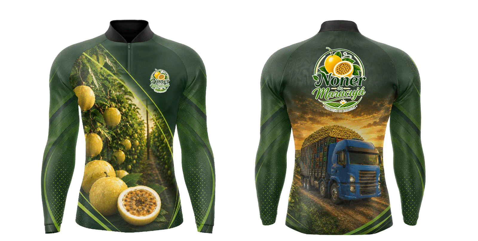 Camisa personalizada linha agro, maracujá